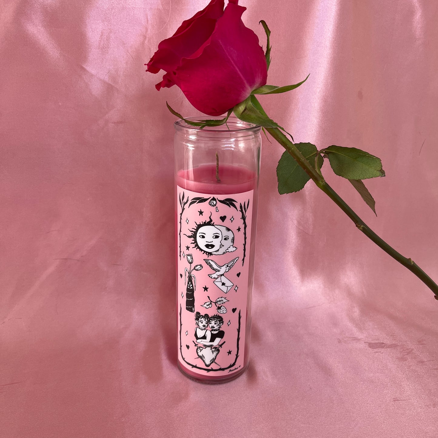 Honey & Roses Altar Candle