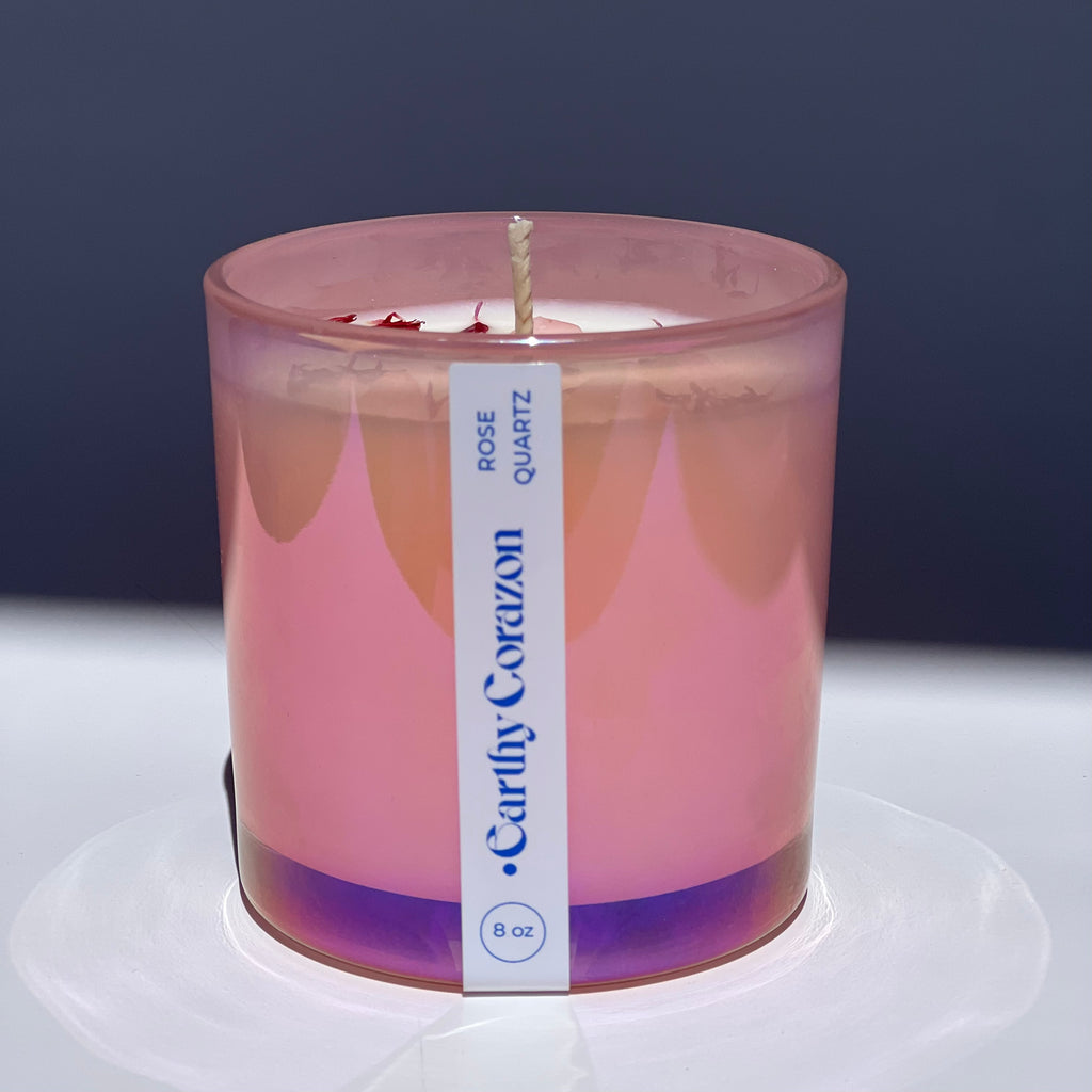 Rose Quartz Candle